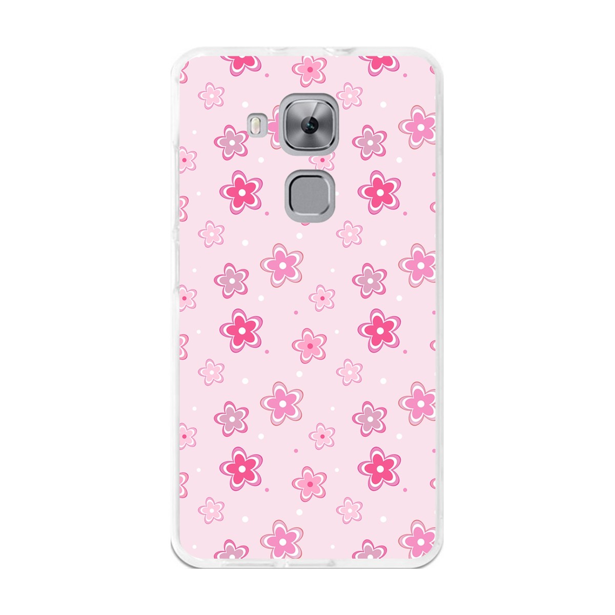 Funda Gel Tpu para Huawei Nova Plus Diseño Flores Dibujos