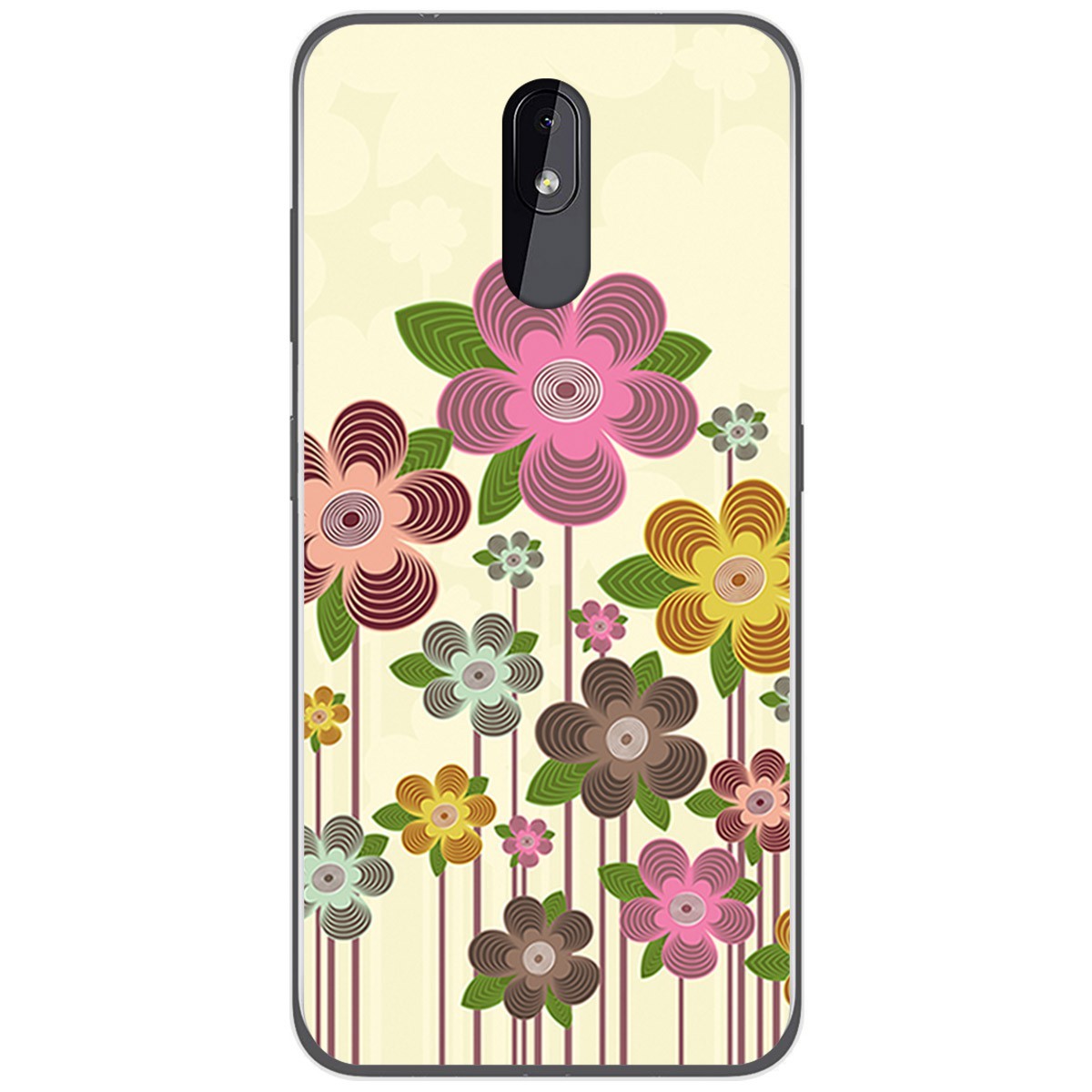 Funda Gel Tpu para Nokia 3.2 diseño Primavera En Flor Dibujos