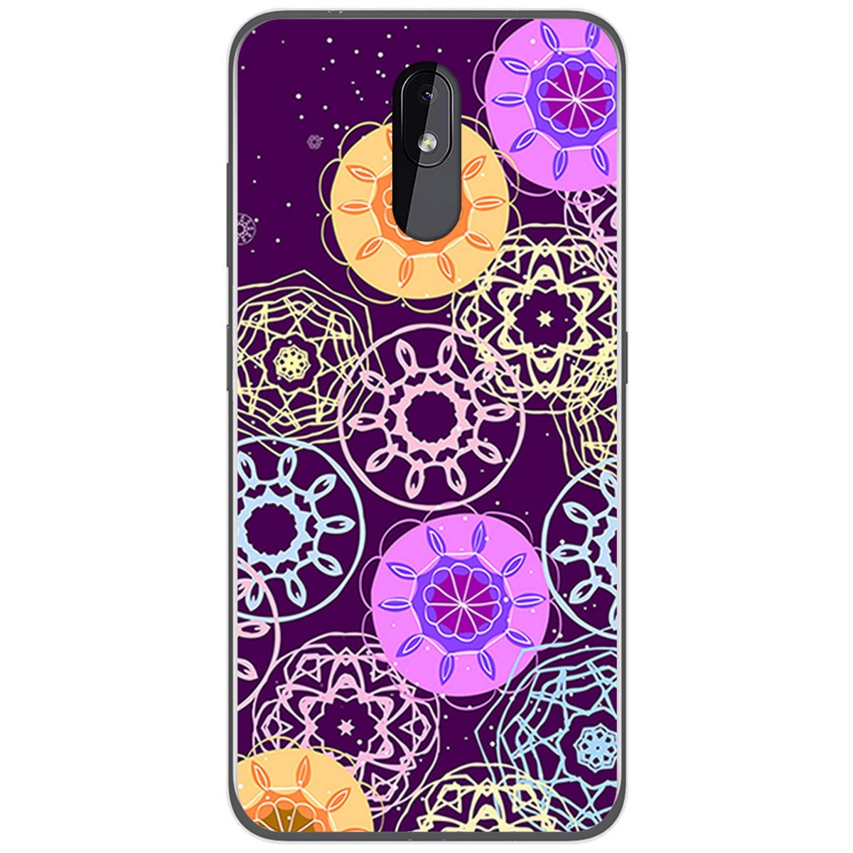 Funda Gel Tpu para Nokia 3.2 diseño Radial Dibujos