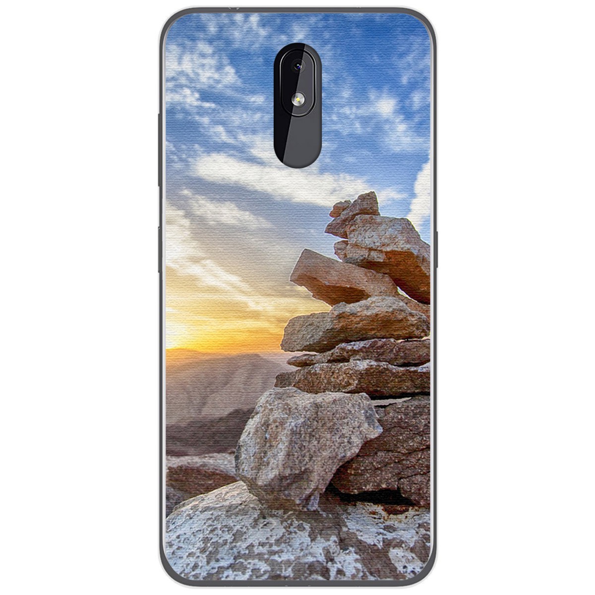 Funda Gel Tpu para Nokia 3.2 diseño Sunset Dibujos