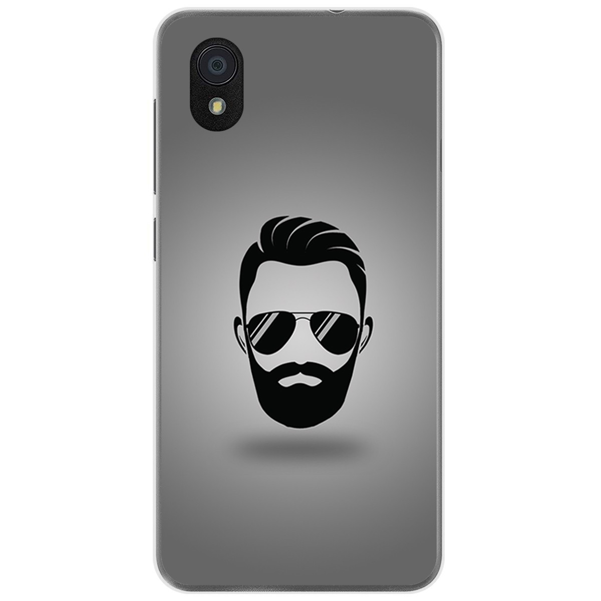 Funda Gel Tpu para Zte Blade A3 (2019) / L8 diseño Barba Dibujos