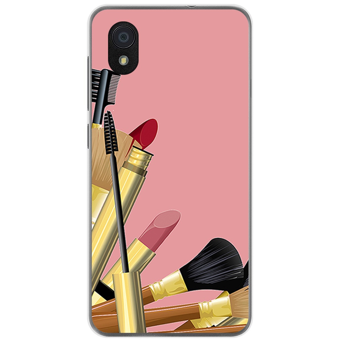 Funda Gel Tpu para Zte Blade A3 (2019) / L8 diseño Brochas Dibujos