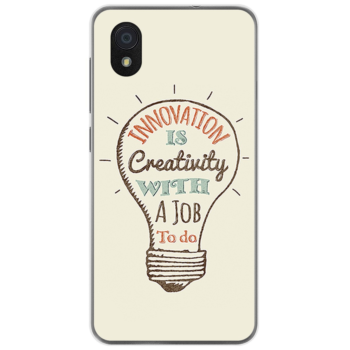 Funda Gel Tpu para Zte Blade A3 (2019) / L8 diseño Creativity Dibujos
