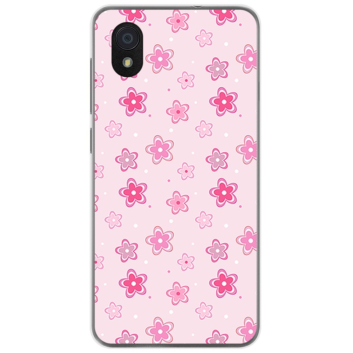 Funda Gel Tpu para Zte Blade A3 (2019) / L8 diseño Flores Dibujos