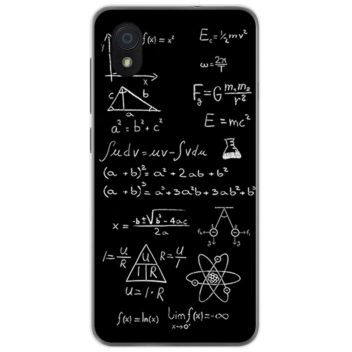 Funda Gel Tpu para Zte Blade A3 (2019) / L8 diseño Formulas Dibujos