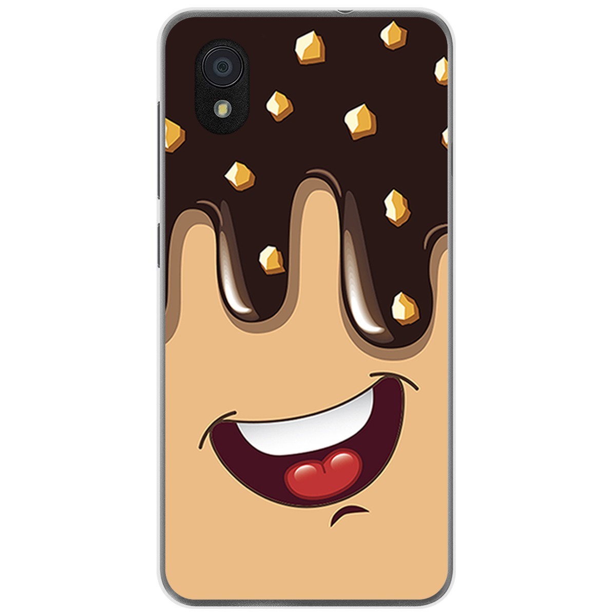 Funda Gel Tpu para Zte Blade A3 (2019) / L8 diseño Helado Chocolate Dibujos