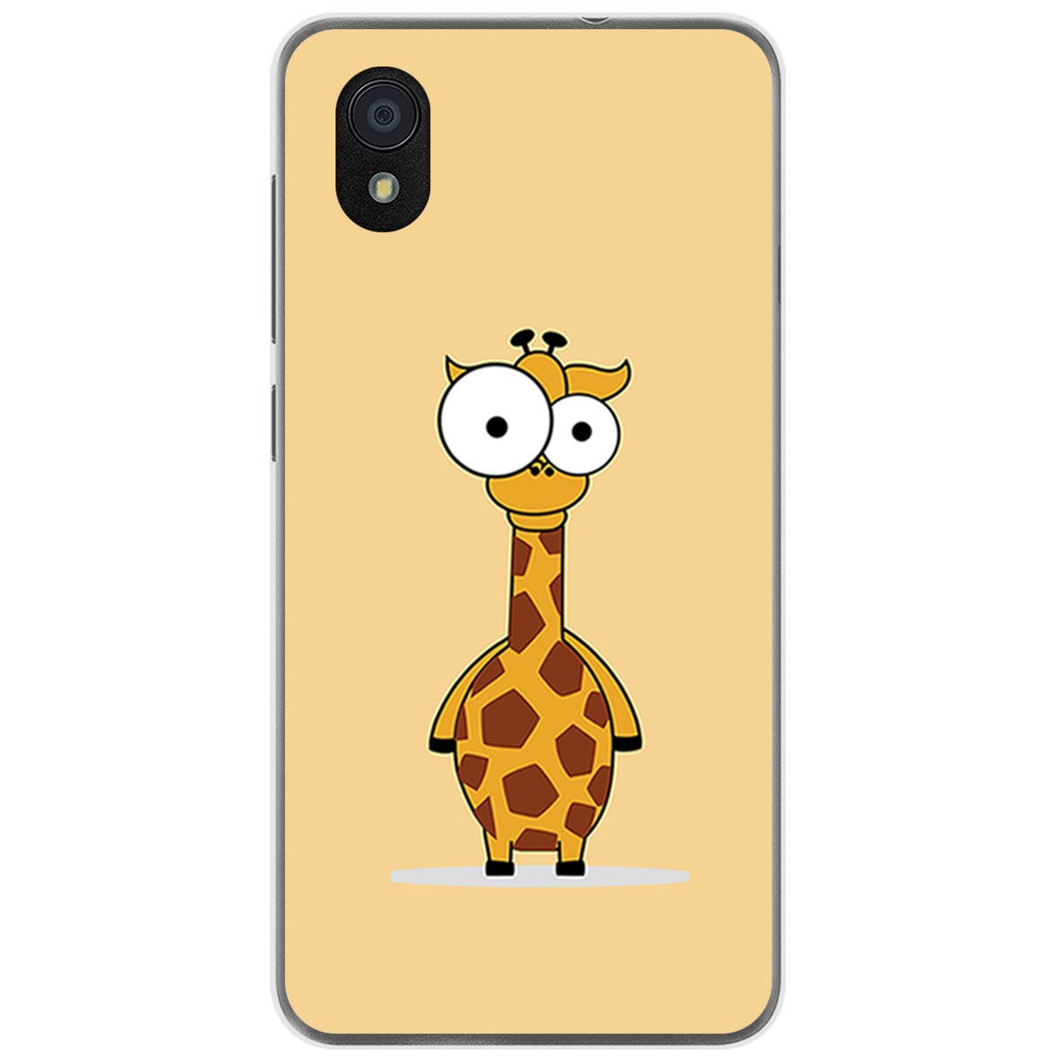 Funda Gel Tpu para Zte Blade A3 (2019) / L8 diseño Jirafa Dibujos