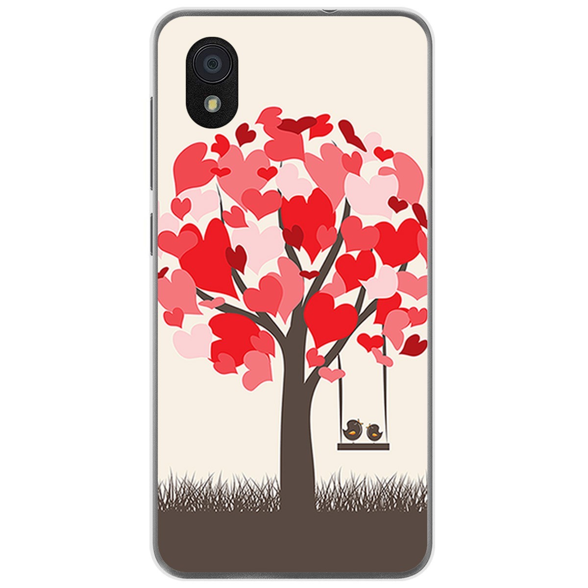 Funda Gel Tpu para Zte Blade A3 (2019) / L8 diseño Pajaritos Dibujos