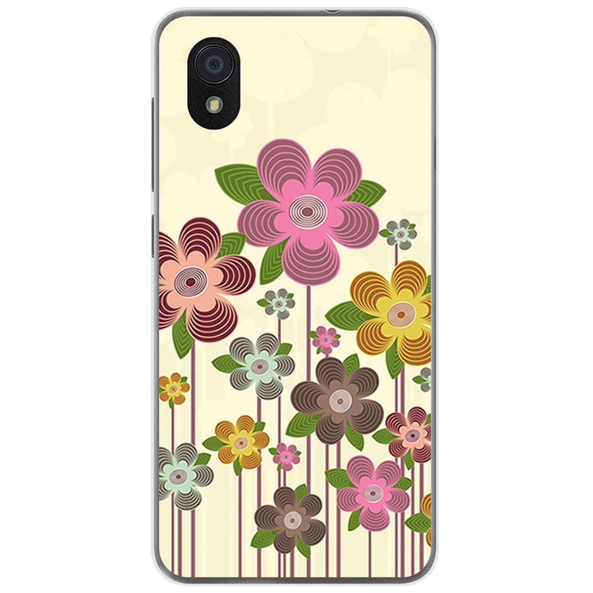 Funda Gel Tpu para Zte Blade A3 (2019) / L8 diseño Primavera En Flor Dibujos