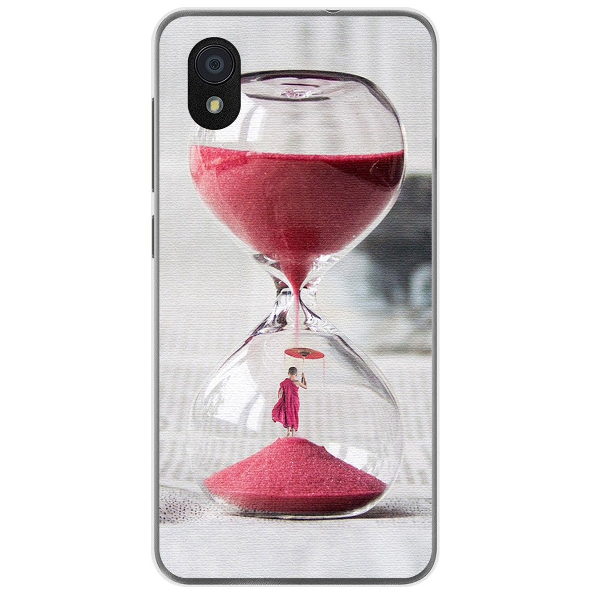 Funda Gel Tpu para Zte Blade A3 (2019) / L8 diseño Reloj Dibujos