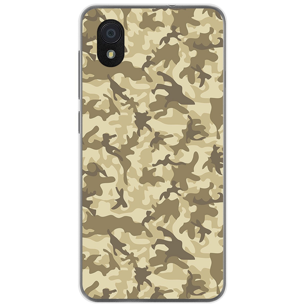 Funda Gel Tpu para Zte Blade A3 (2019) / L8 diseño Sand Camuflaje Dibujos