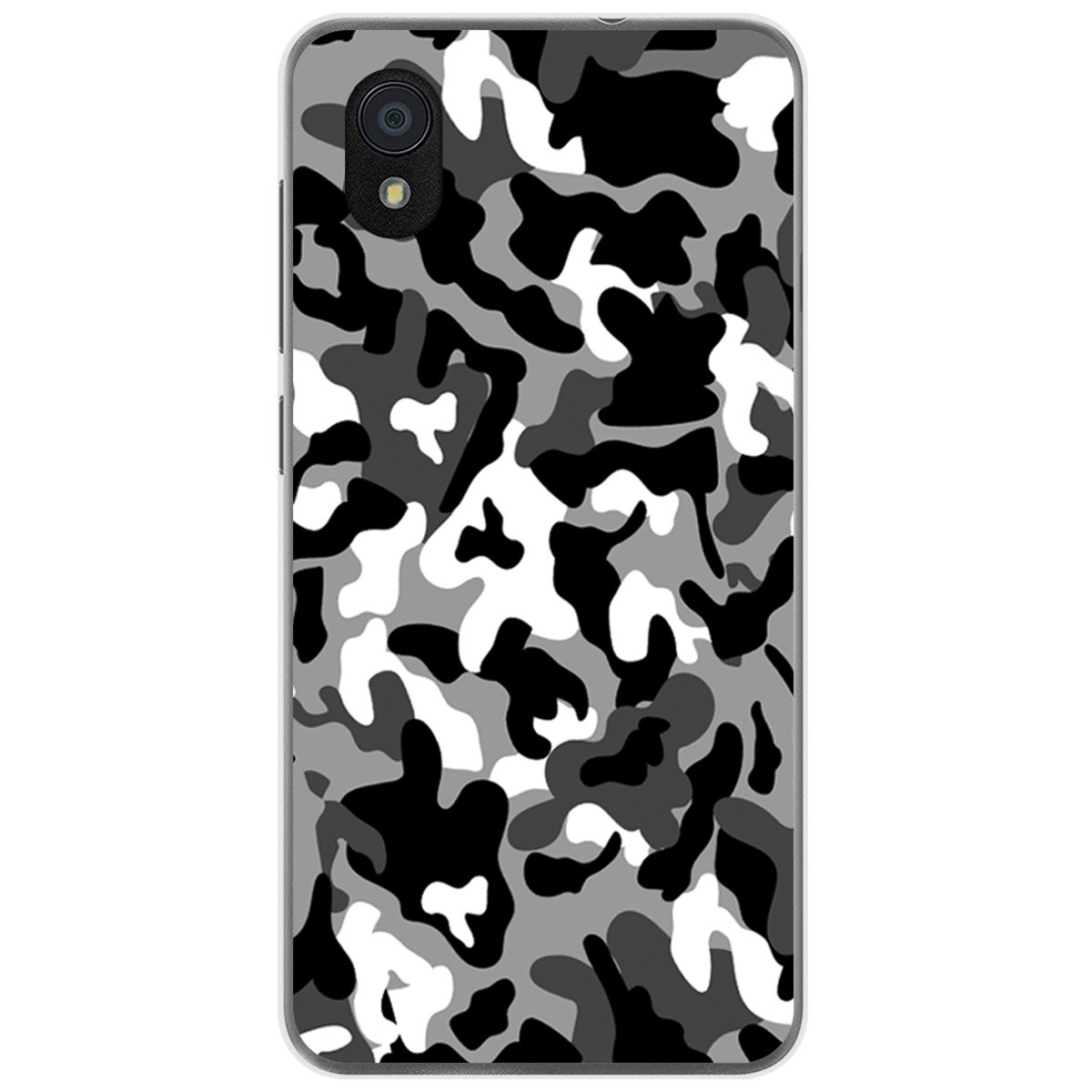 Funda Gel Tpu para Zte Blade A3 (2019) / L8 diseño Snow Camuflaje Dibujos