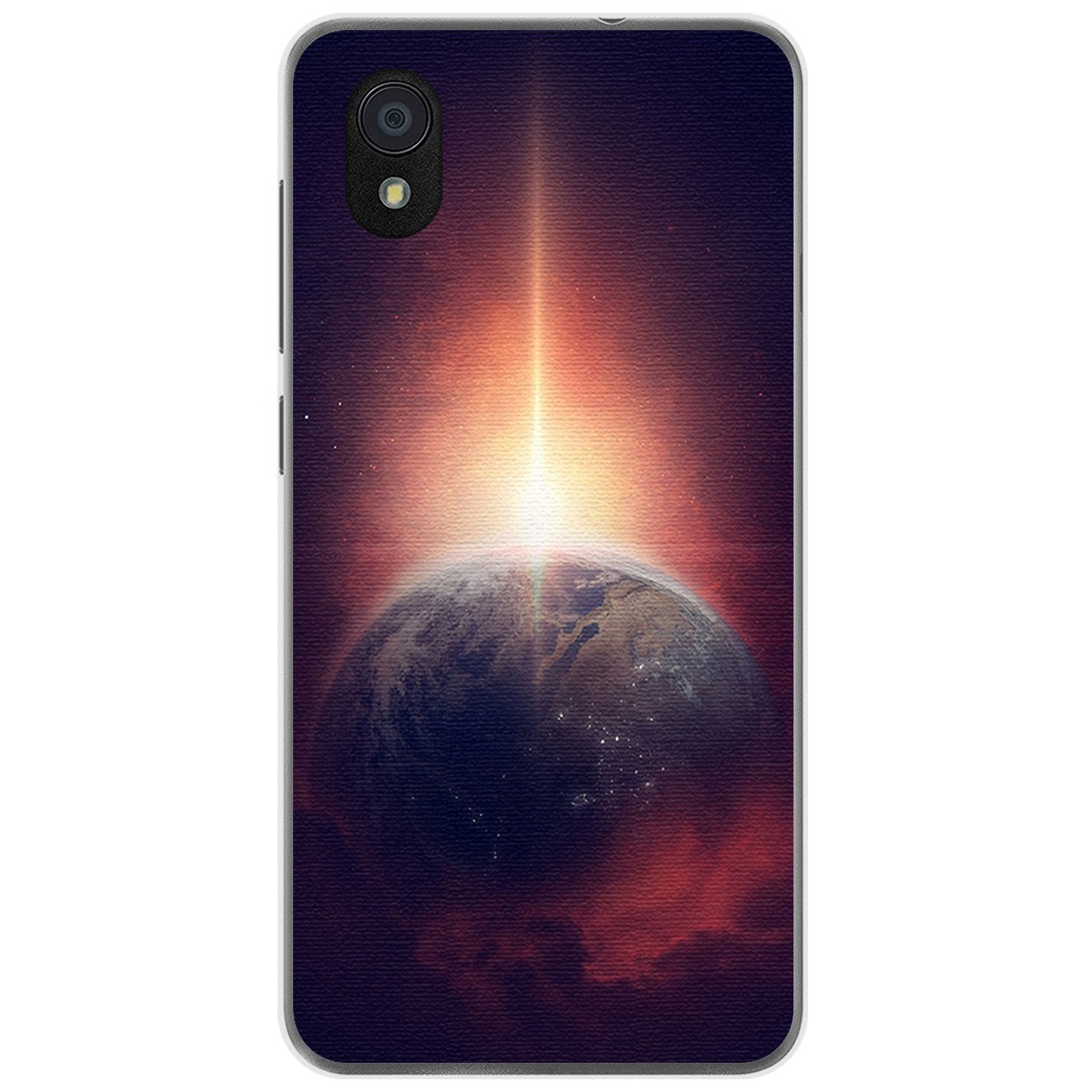 Funda Gel Tpu para Zte Blade A3 (2019) / L8 diseño Tierra Dibujos