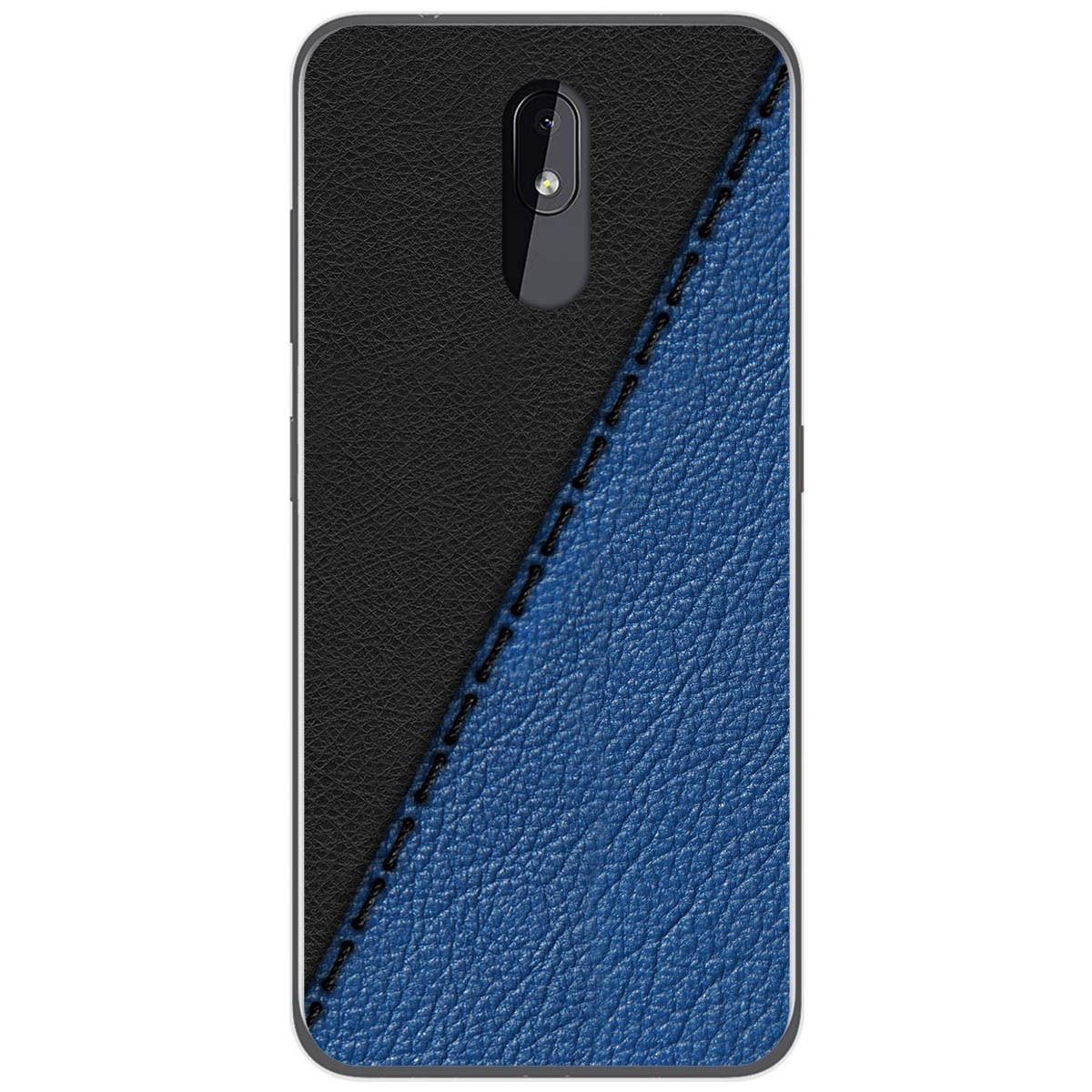 Funda Gel Tpu para Nokia 3.2 diseño Cuero 02 Dibujos