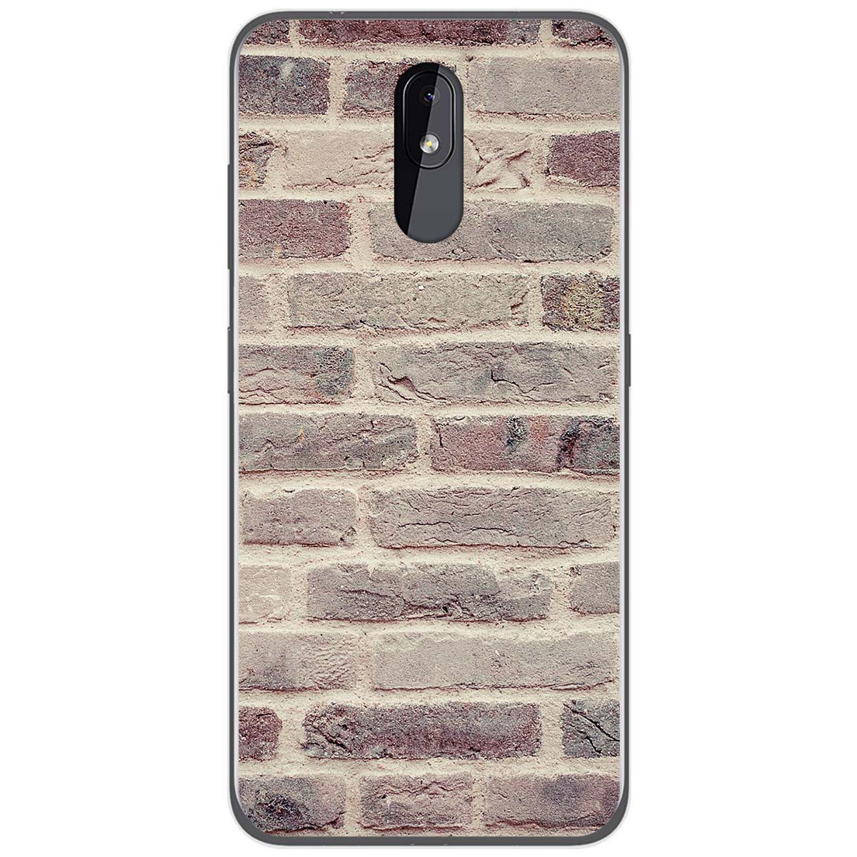 Funda Gel Tpu para Nokia 3.2 diseño Ladrillo 01 Dibujos