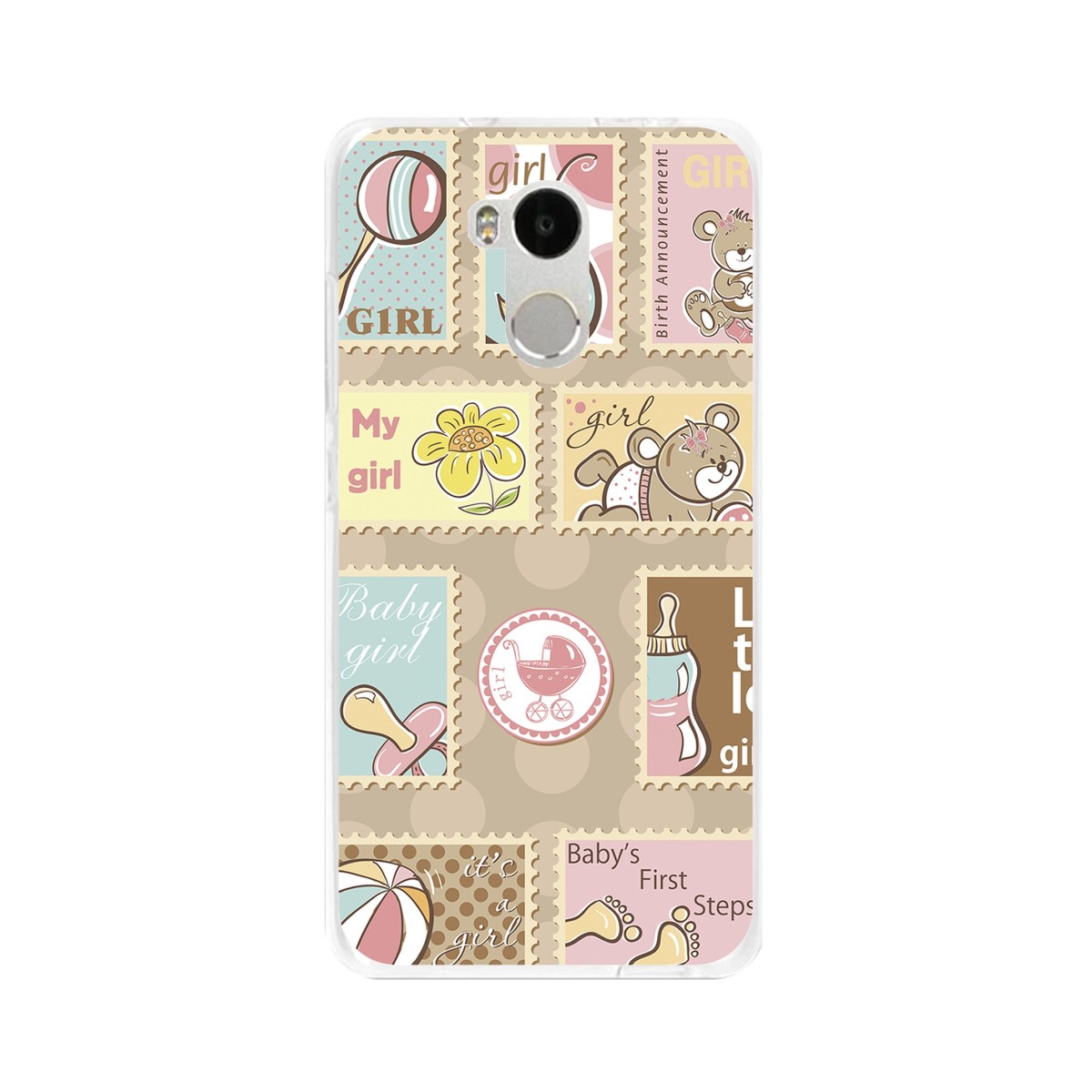 Funda Gel Tpu para Xiaomi Redmi 4 Pro Diseño Sellos Dibujos