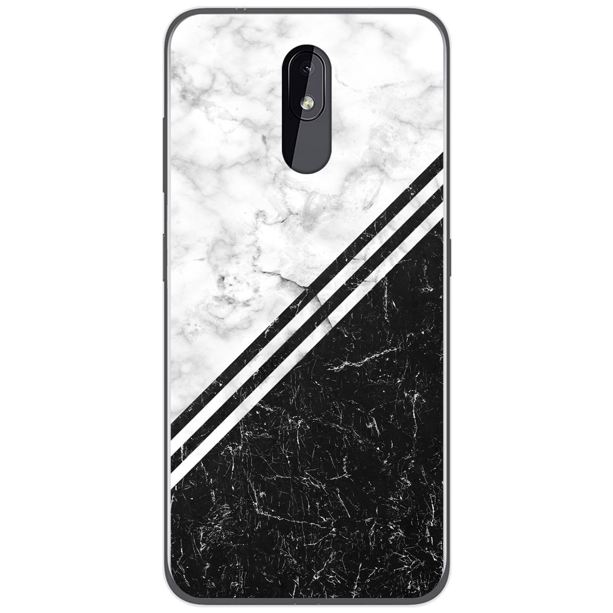 Funda Gel Tpu para Nokia 3.2 diseño Mármol 01 Dibujos