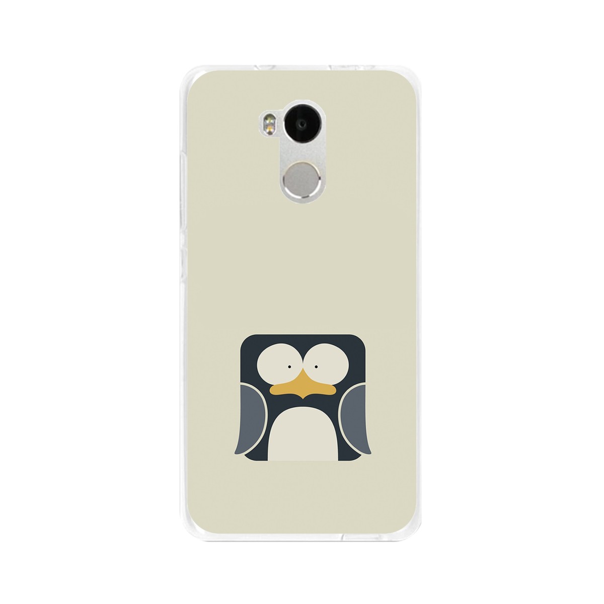 Funda Gel Tpu para Xiaomi Redmi 4 Pro Diseño Pingüino Dibujos