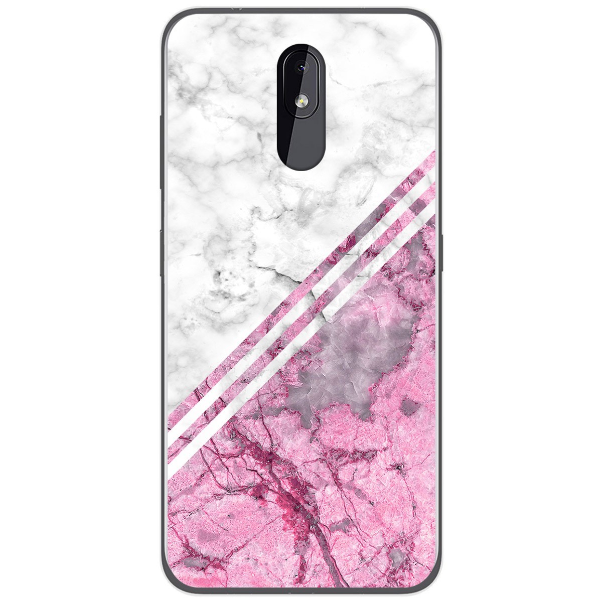 Funda Gel Tpu para Nokia 3.2 diseño Mármol 03 Dibujos