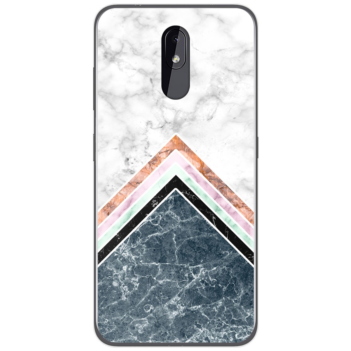 Funda Gel Tpu para Nokia 3.2 diseño Mármol 05 Dibujos