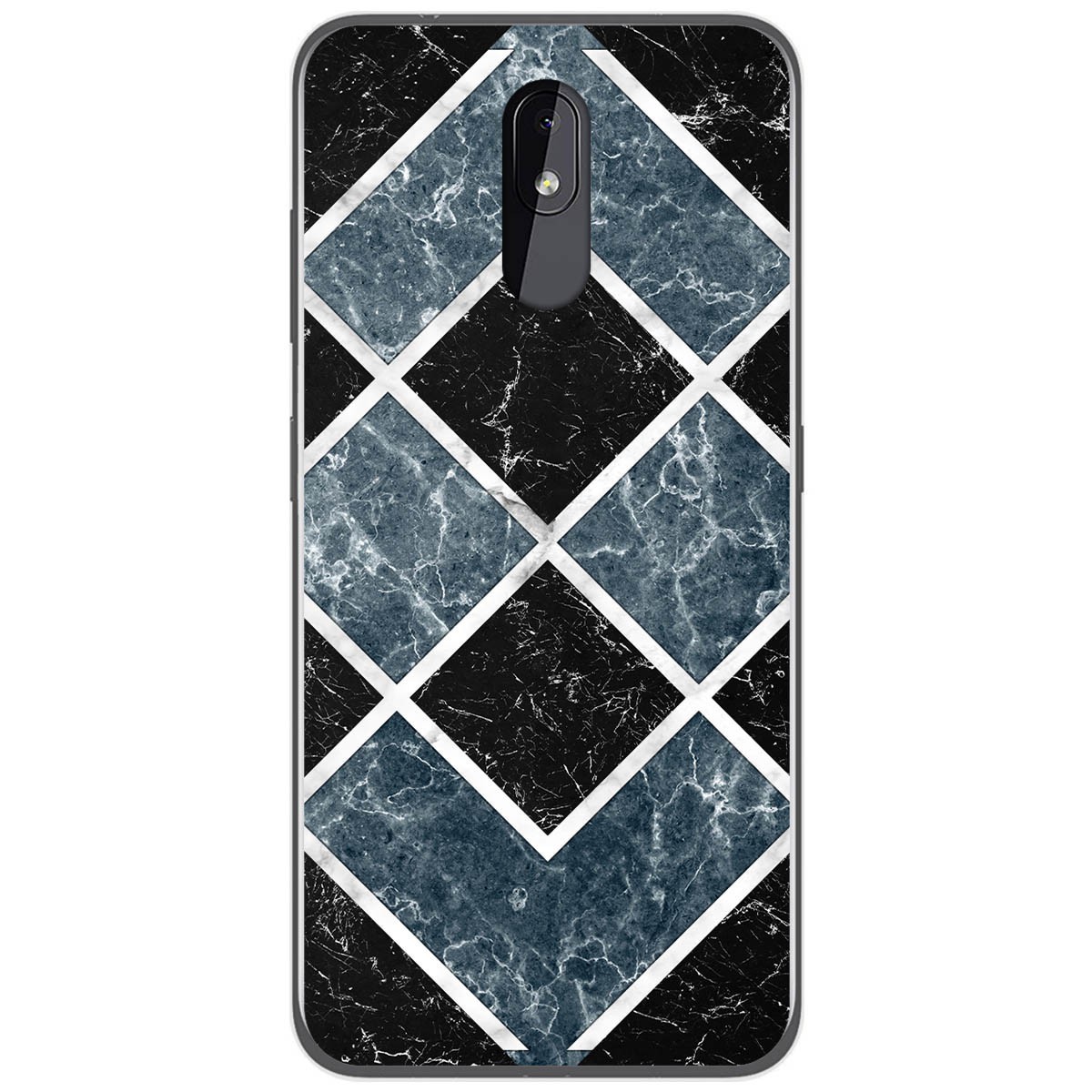 Funda Gel Tpu para Nokia 3.2 diseño Mármol 06 Dibujos