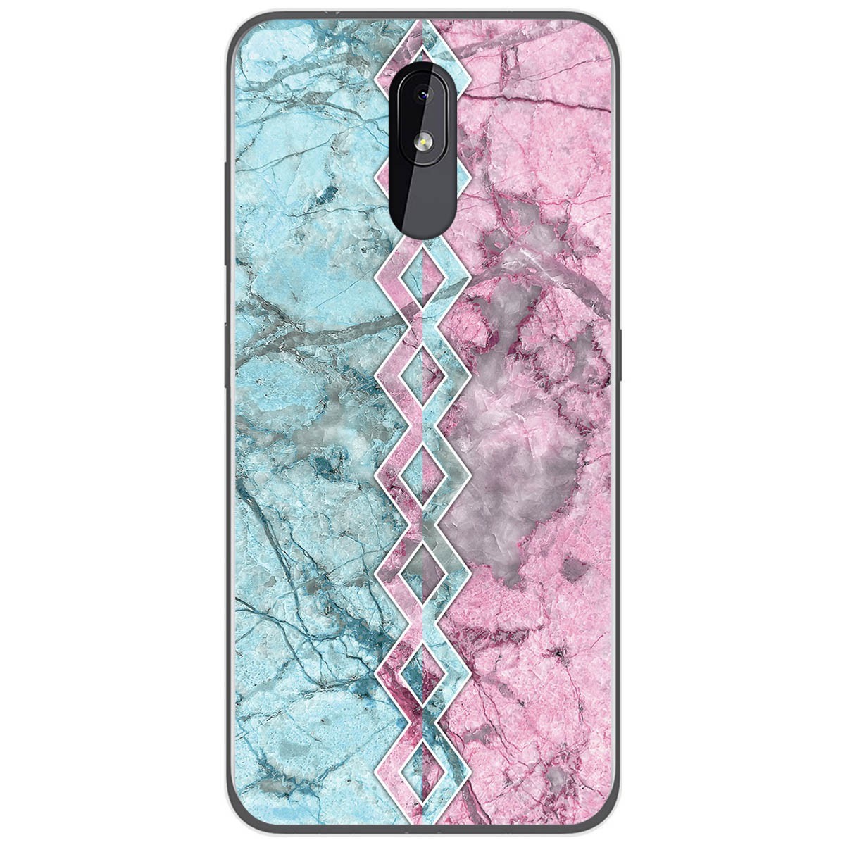 Funda Gel Tpu para Nokia 3.2 diseño Mármol 08 Dibujos