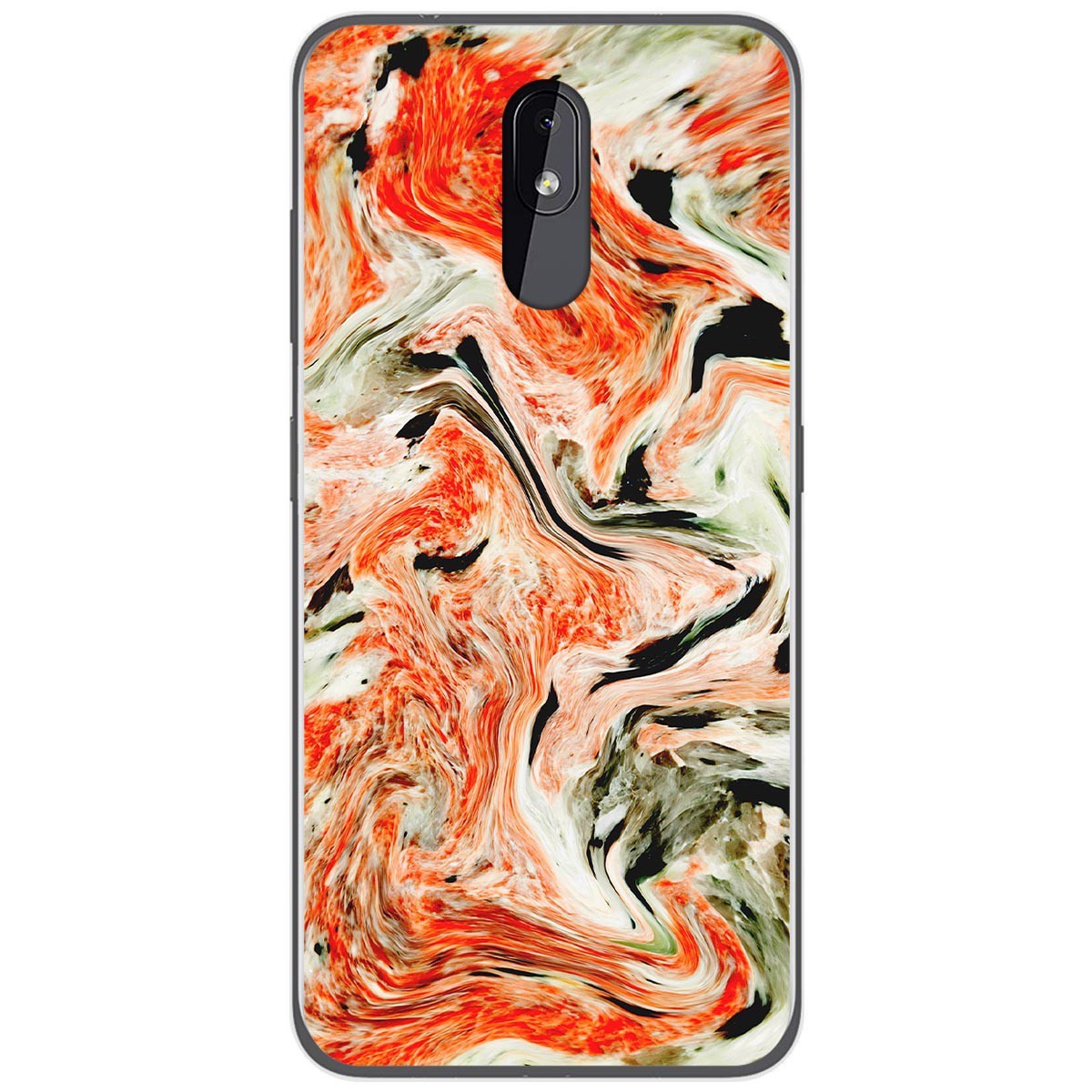 Funda Gel Tpu para Nokia 3.2 diseño Mármol 12 Dibujos