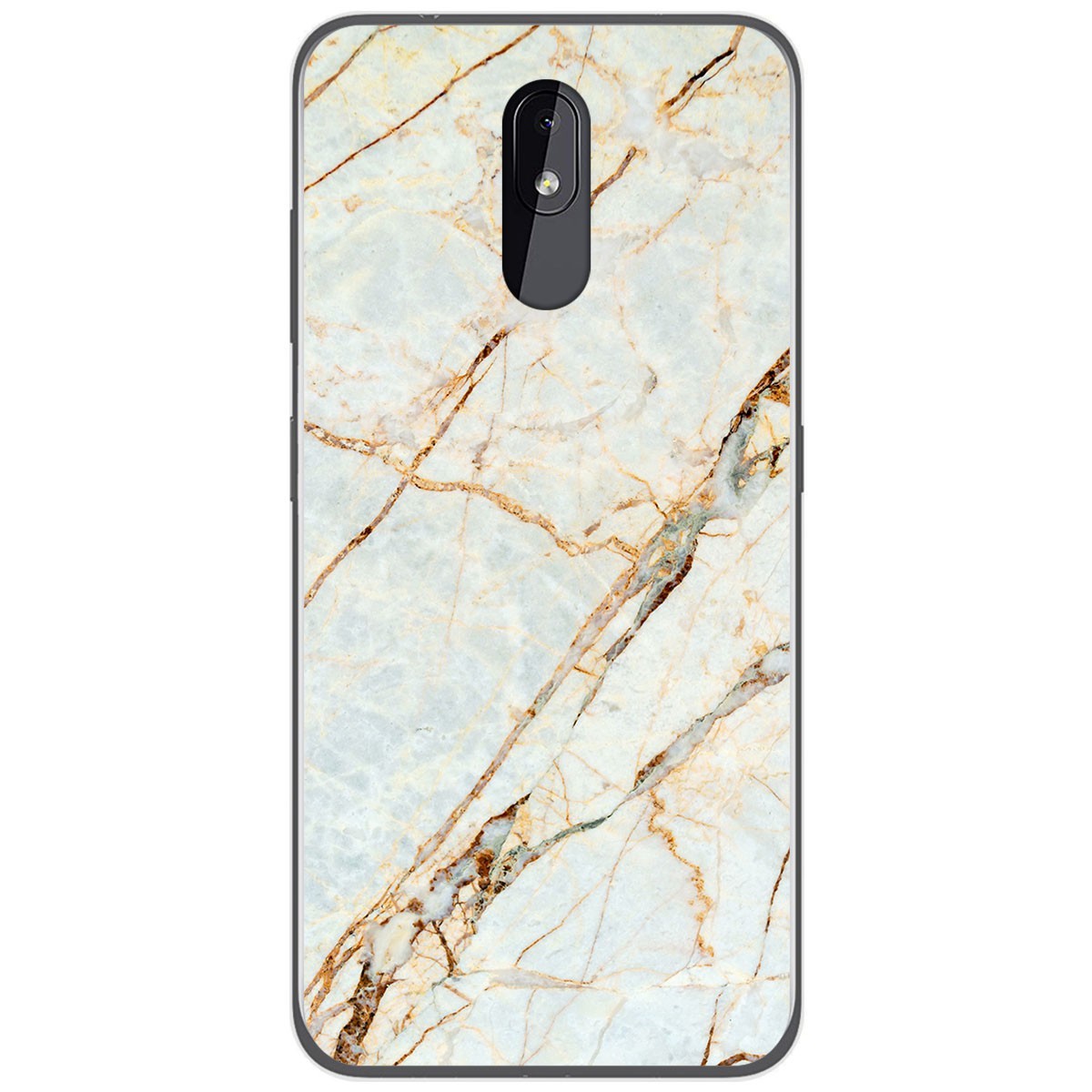 Funda Gel Tpu para Nokia 3.2 diseño Mármol 13 Dibujos