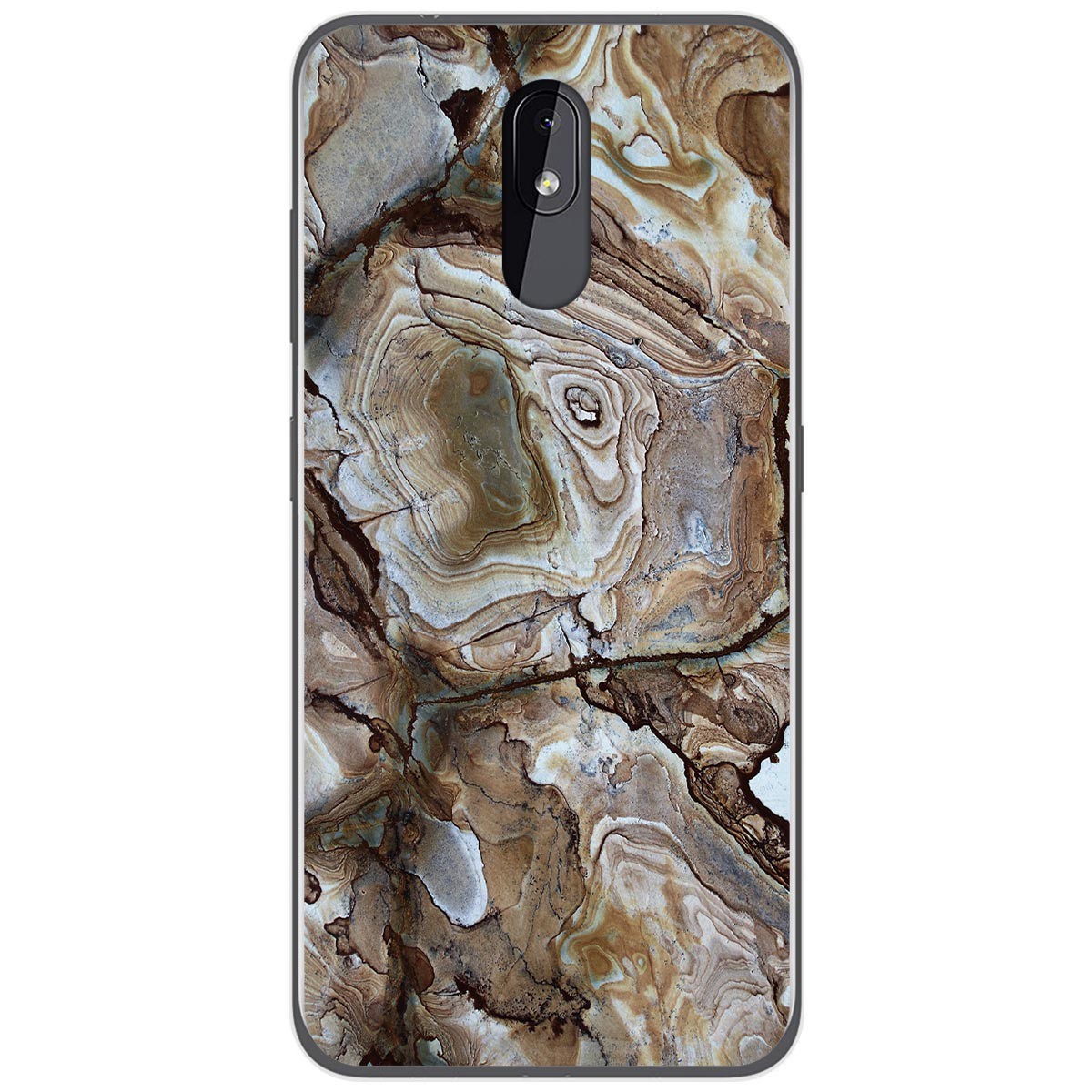 Funda Gel Tpu para Nokia 3.2 diseño Mármol 14 Dibujos