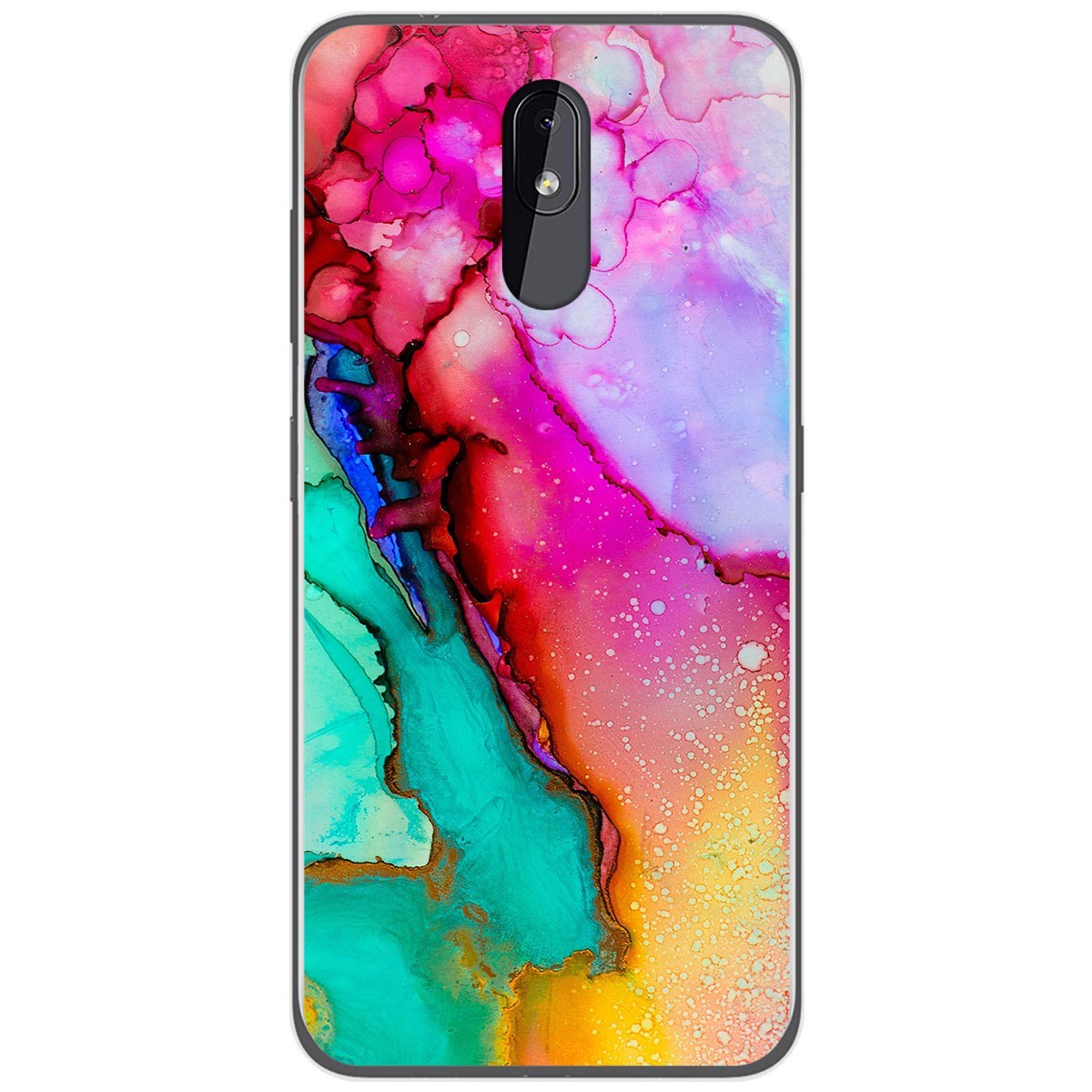 Funda Gel Tpu para Nokia 3.2 diseño Mármol 15 Dibujos
