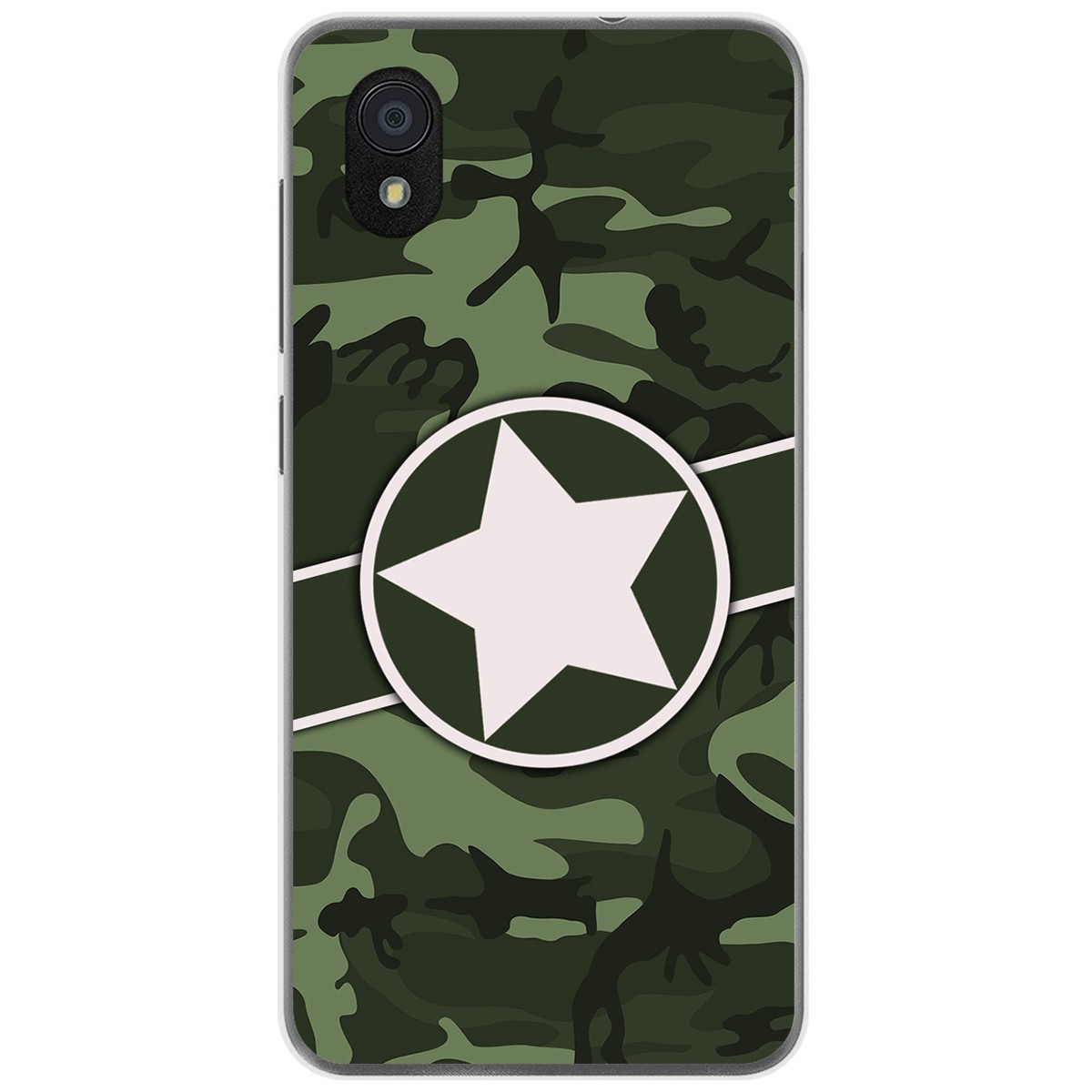 Funda Gel Tpu para Zte Blade A3 (2019) / L8 diseño Camuflaje 01 Dibujos