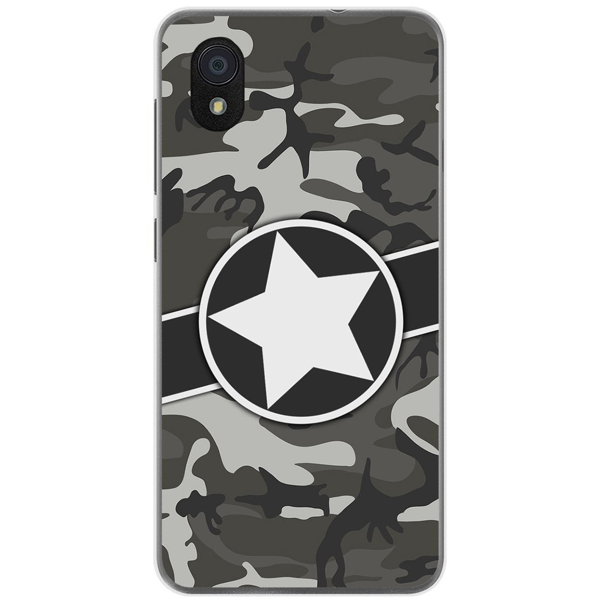 Funda Gel Tpu para Zte Blade A3 (2019) / L8 diseño Camuflaje 02 Dibujos