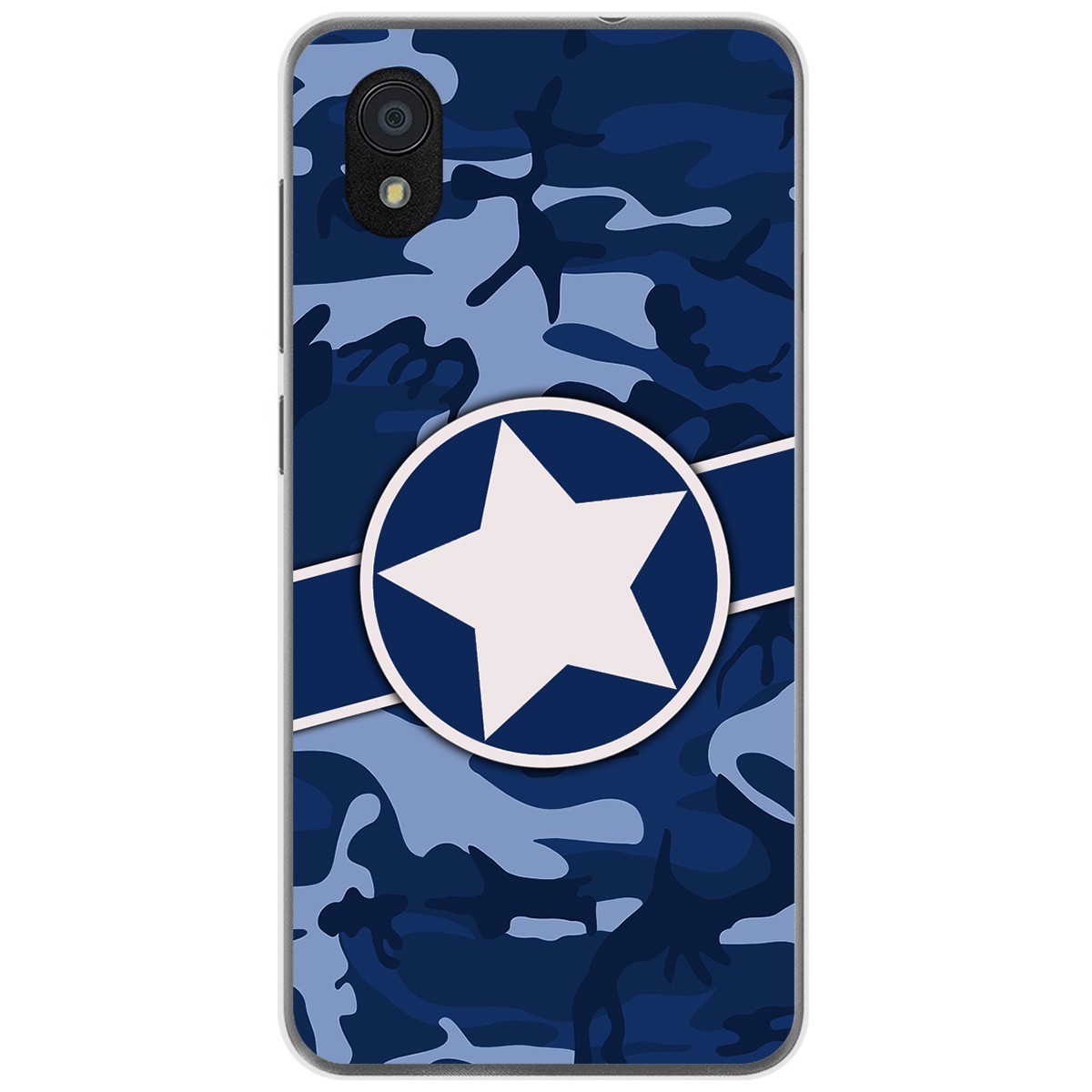 Funda Gel Tpu para Zte Blade A3 (2019) / L8 diseño Camuflaje 03 Dibujos