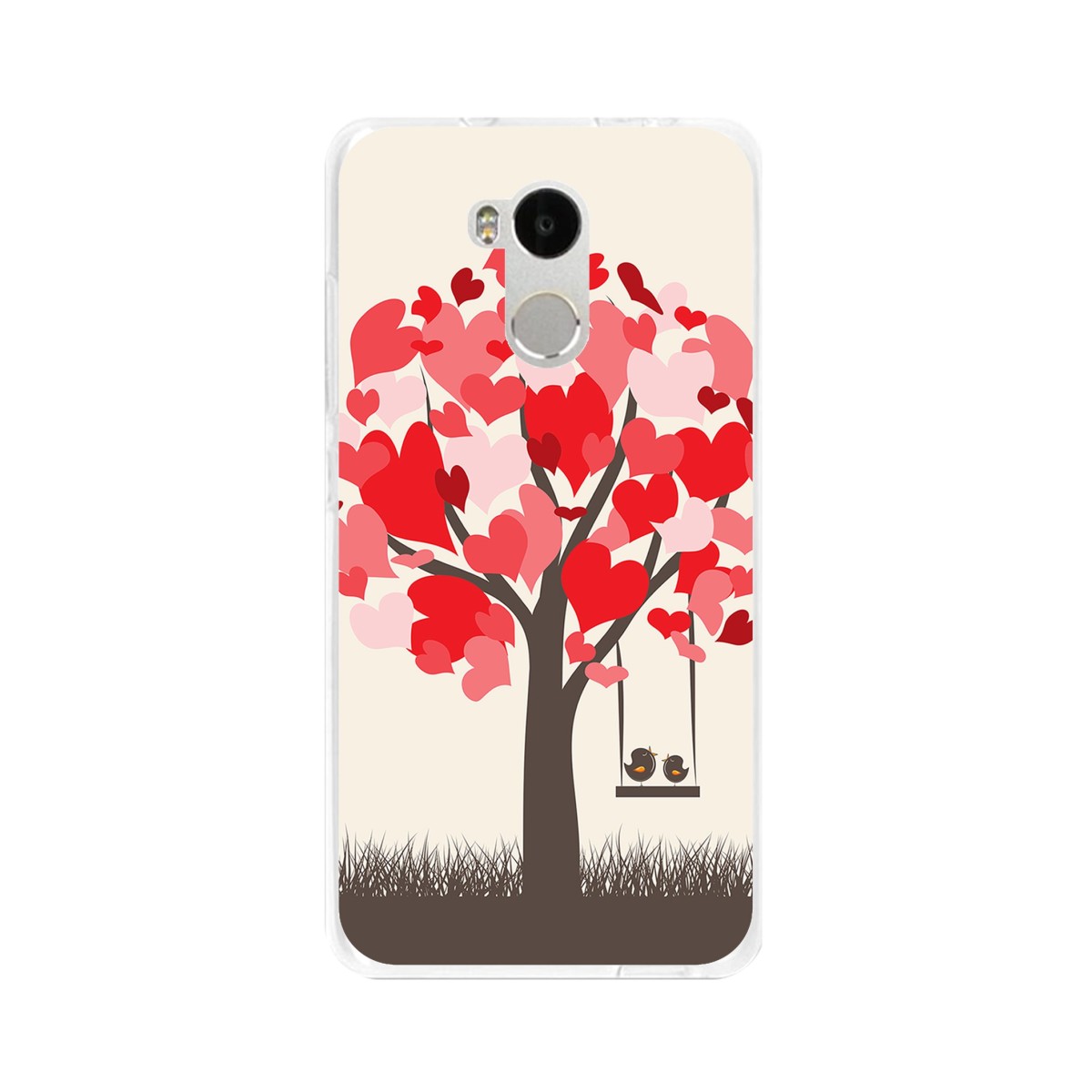 Funda Gel Tpu para Xiaomi Redmi 4 Pro Diseño Pajaritos Dibujos