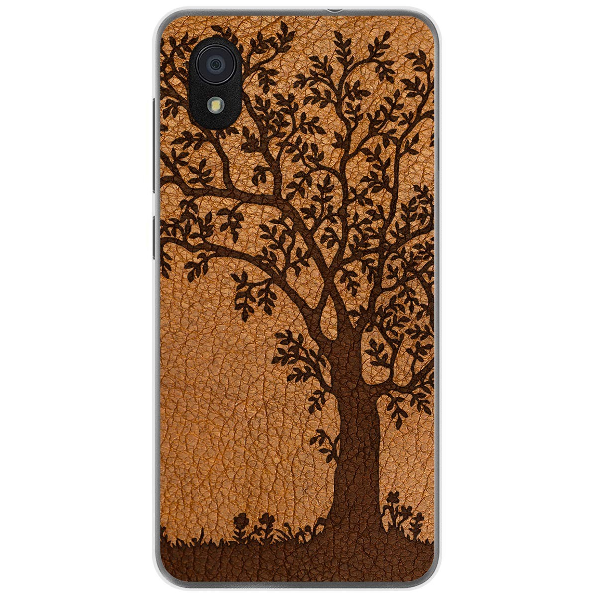 Funda Gel Tpu para Zte Blade A3 (2019) / L8 diseño Cuero 03 Dibujos