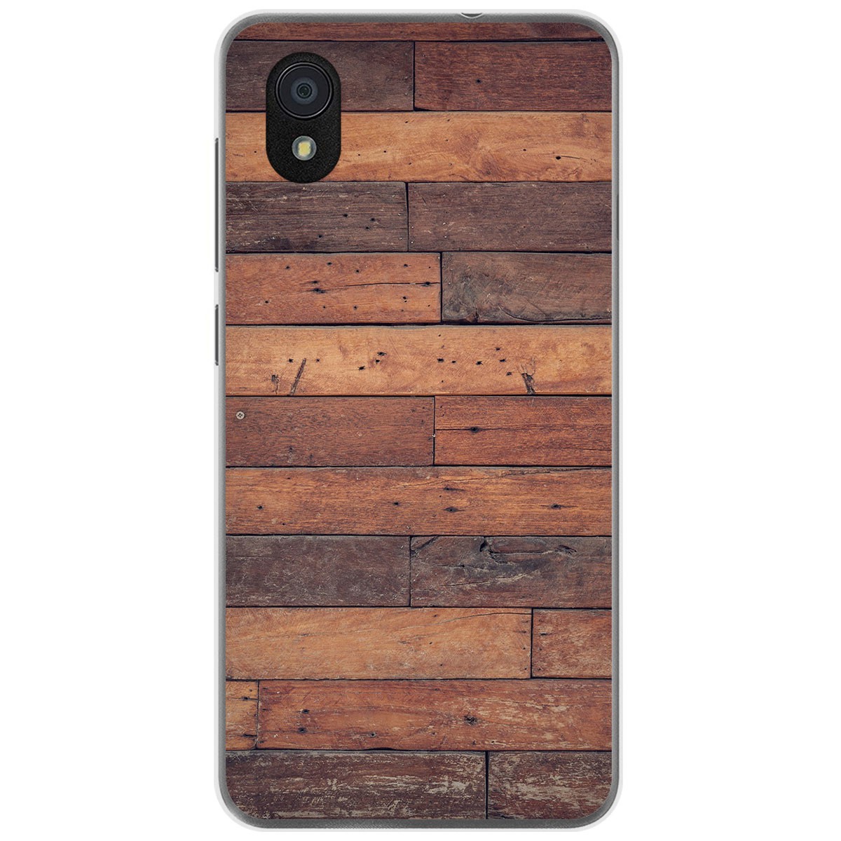 Funda Gel Tpu para Zte Blade A3 (2019) / L8 diseño Madera 03 Dibujos