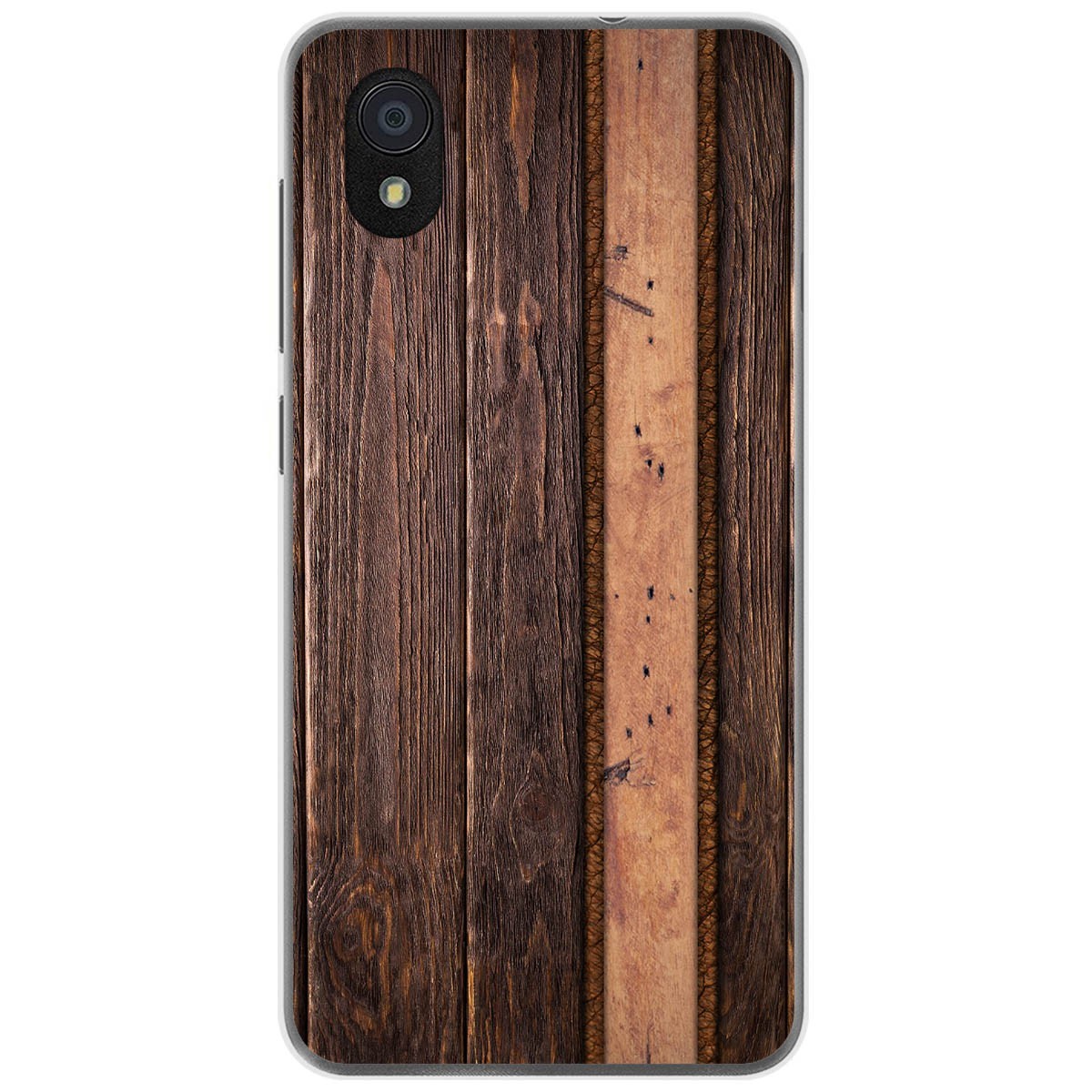 Funda Gel Tpu para Zte Blade A3 (2019) / L8 diseño Madera 05 Dibujos