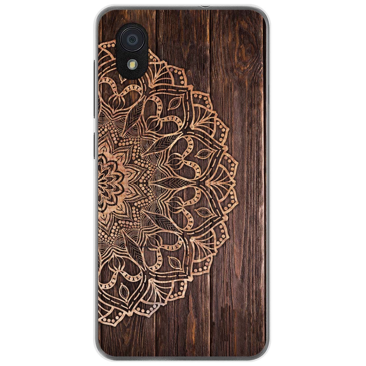 Funda Gel Tpu para Zte Blade A3 (2019) / L8 diseño Madera 06 Dibujos