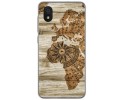 Funda Gel Tpu para Zte Blade A3 (2019) / L8 diseño Madera 07 Dibujos