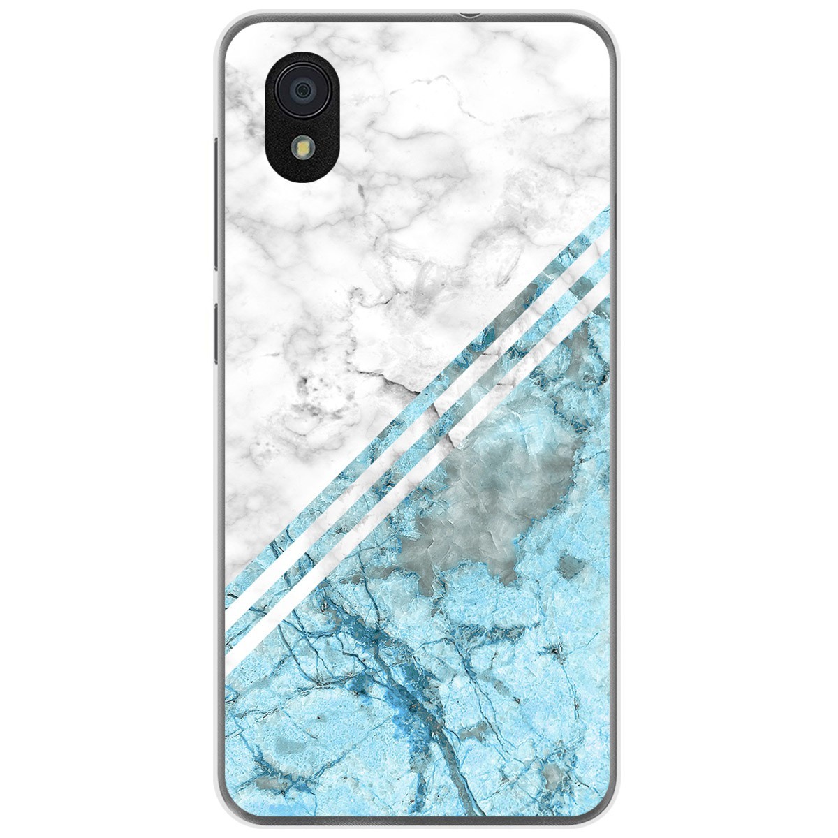Funda Gel Tpu para Zte Blade A3 (2019) / L8 diseño Mármol 02 Dibujos