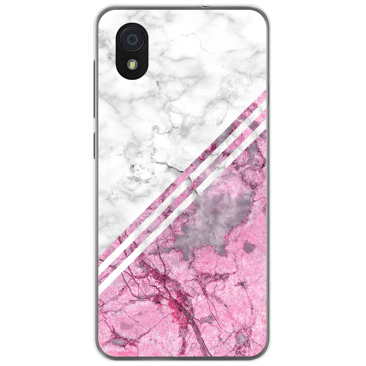 Funda Gel Tpu para Zte Blade A3 (2019) / L8 diseño Mármol 03 Dibujos