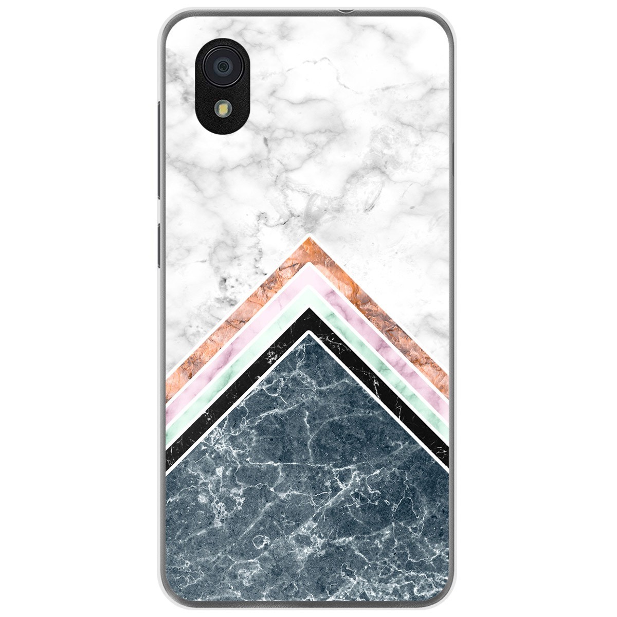 Funda Gel Tpu para Zte Blade A3 (2019) / L8 diseño Mármol 05 Dibujos
