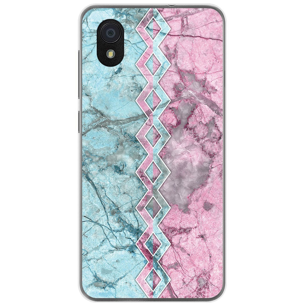 Funda Gel Tpu para Zte Blade A3 (2019) / L8 diseño Mármol 08 Dibujos