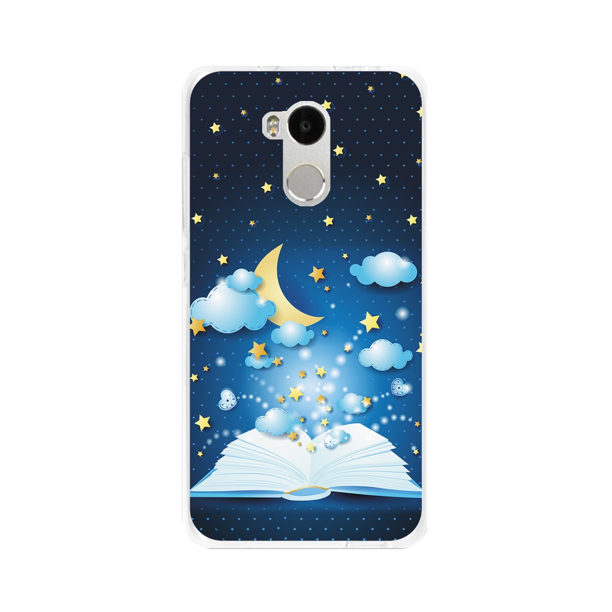 Funda Gel Tpu para Xiaomi Redmi 4 Pro Diseño Libro-Cuentos Dibujos