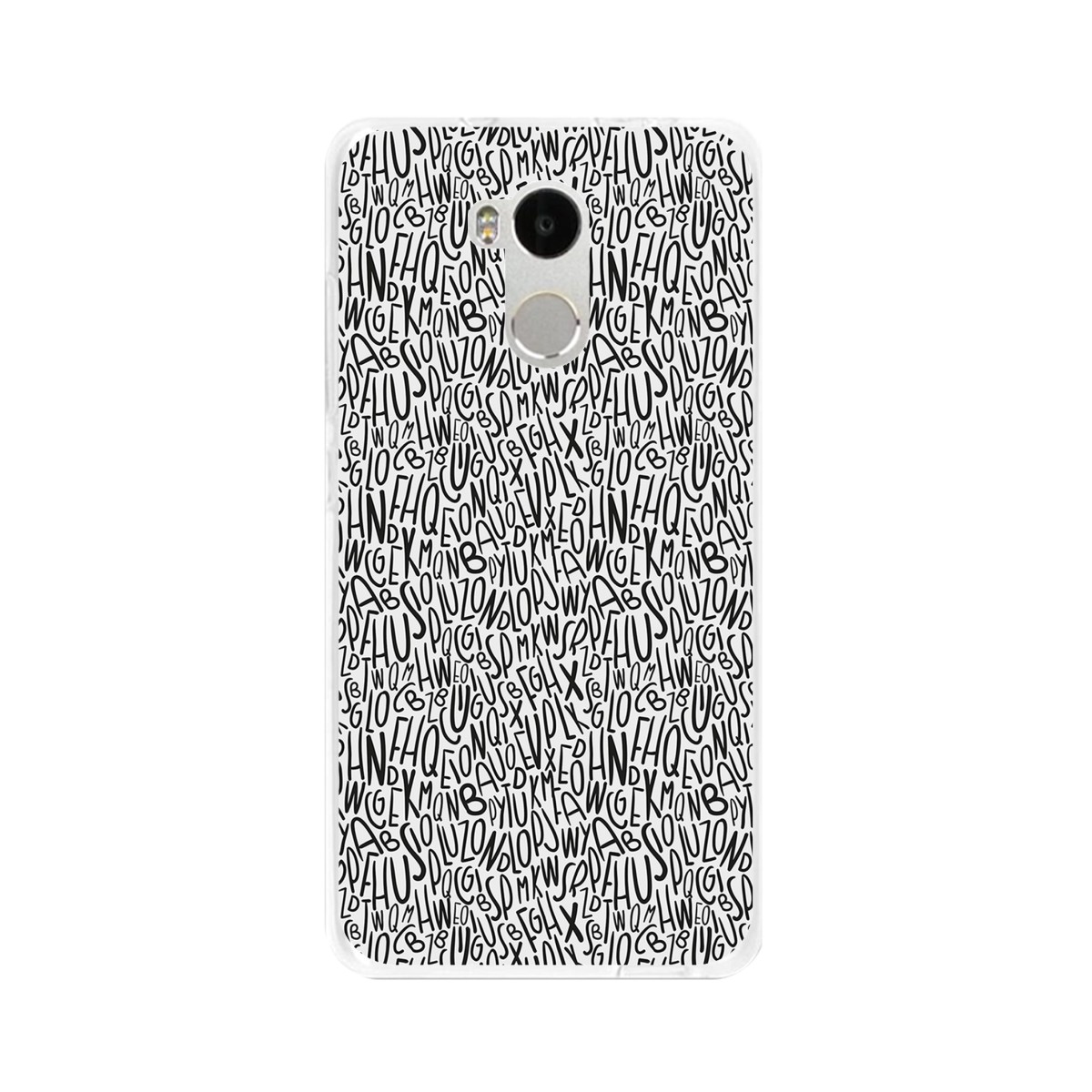 Funda Gel Tpu para Xiaomi Redmi 4 Pro Diseño Letras Dibujos