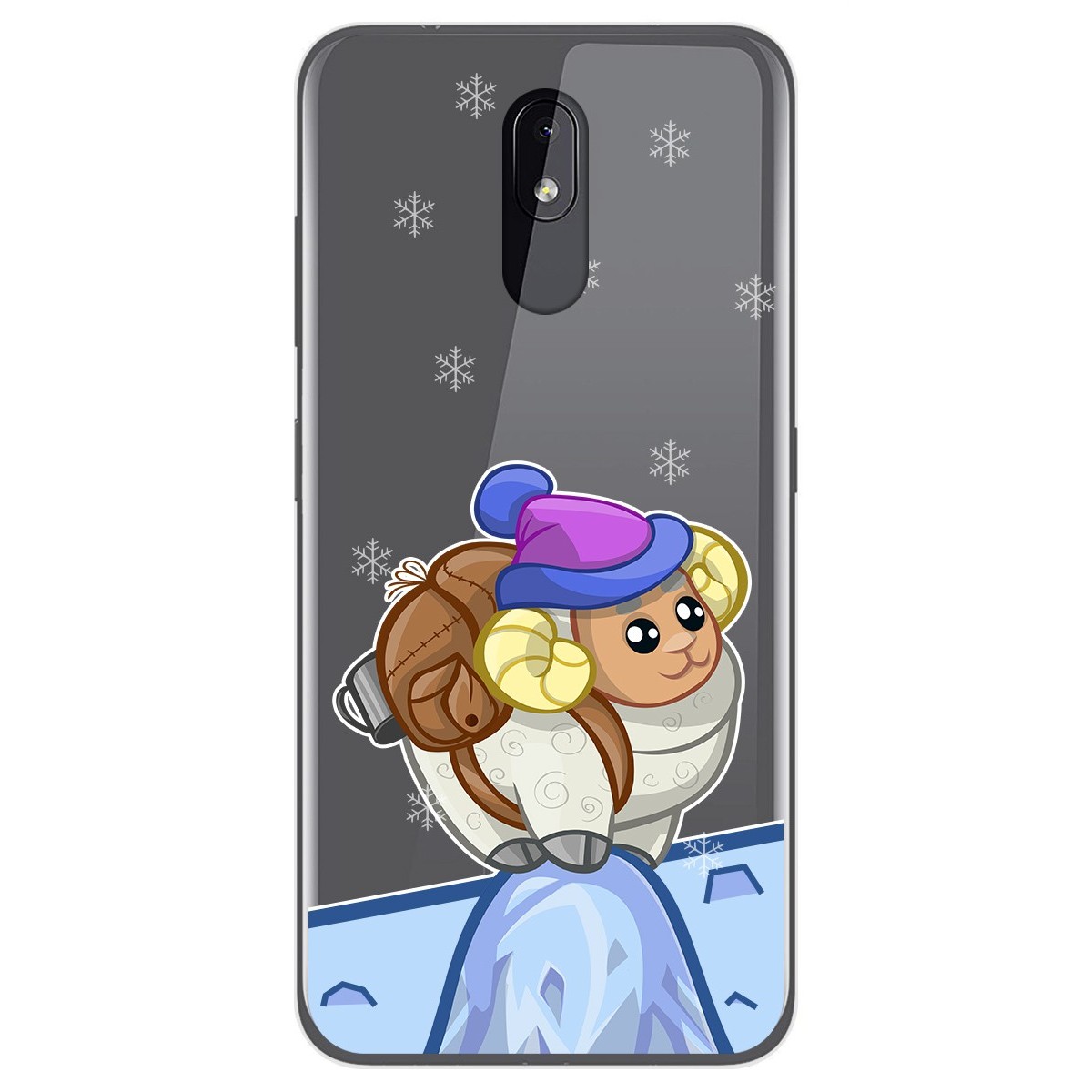 Funda Gel Transparente para Nokia 3.2 diseño Cabra Dibujos