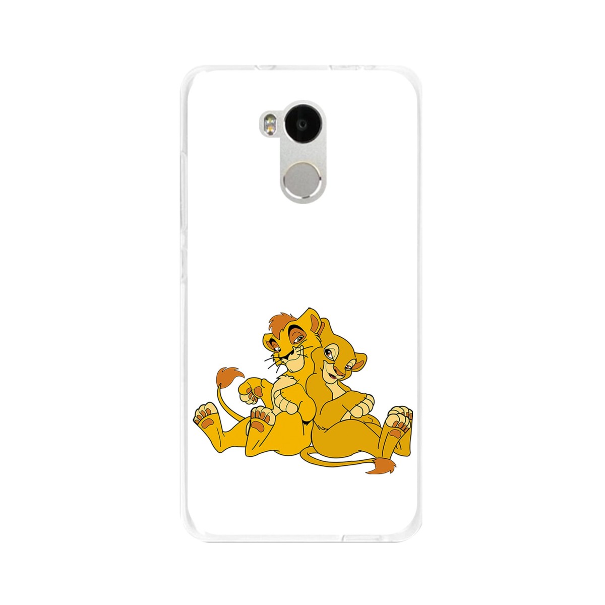 Funda Gel Tpu para Xiaomi Redmi 4 Pro Diseño Leones Dibujos