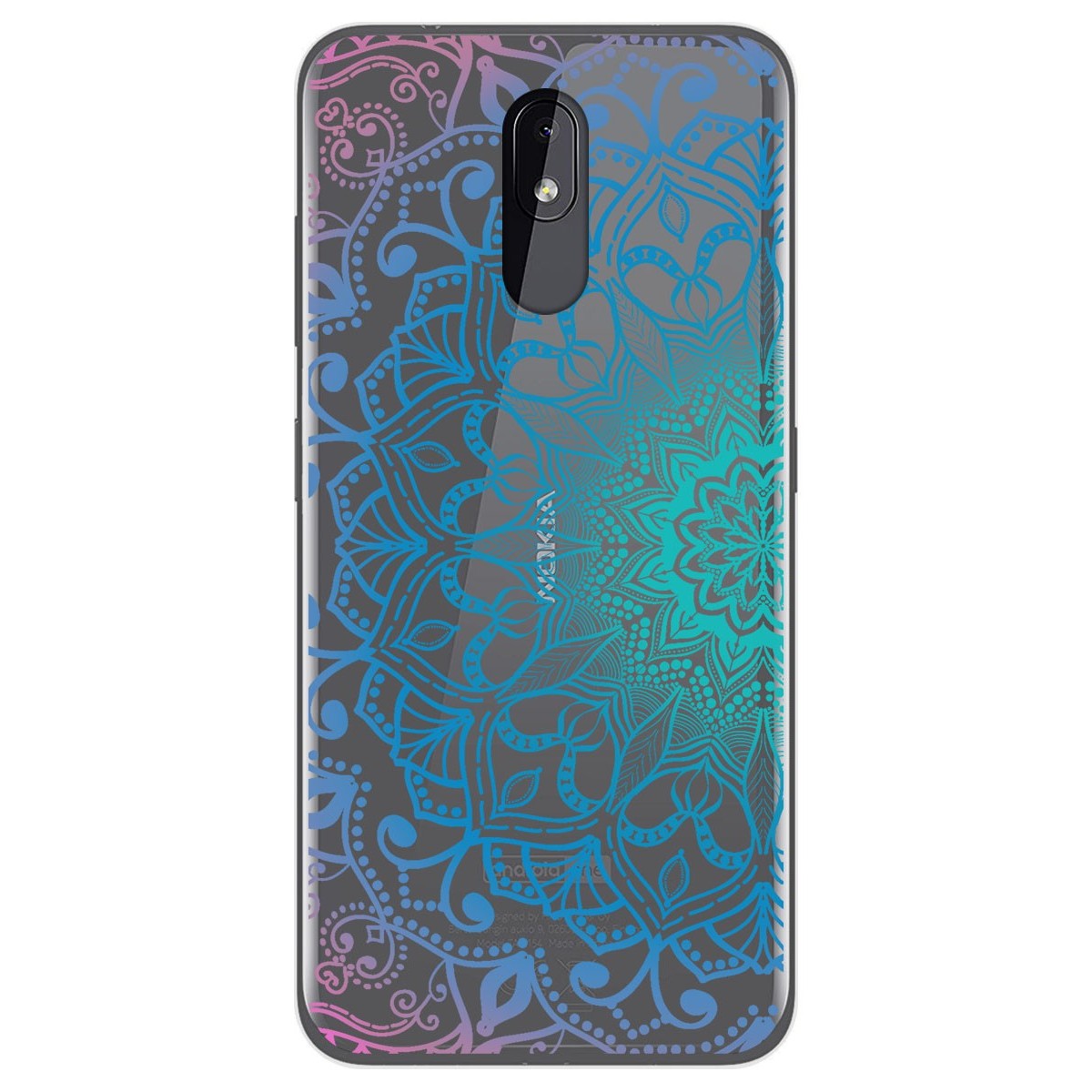 Funda Gel Transparente para Nokia 3.2 diseño Mandala Dibujos