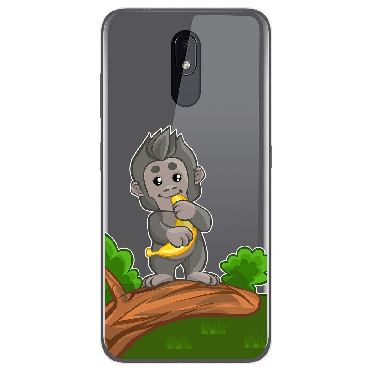Funda Gel Transparente para Nokia 3.2 diseño Mono Dibujos