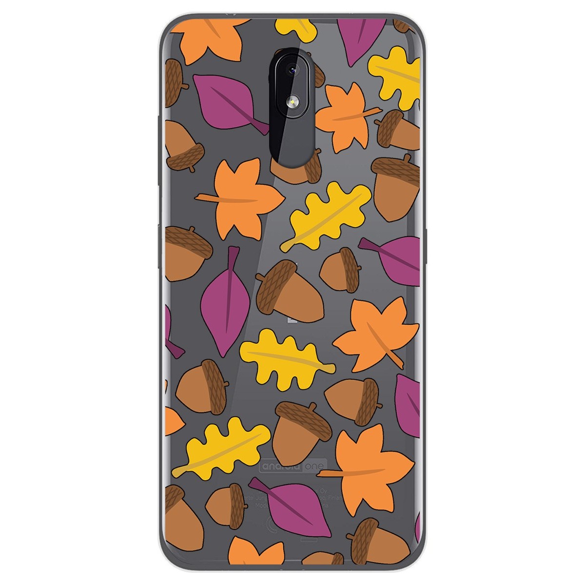 Funda Gel Transparente para Nokia 3.2 diseño Otoño Dibujos